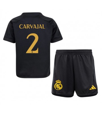 Maillot de foot Real Madrid Daniel Carvajal #2 Troisième enfant 2023-24 Manches Courte (+ pantalon court)